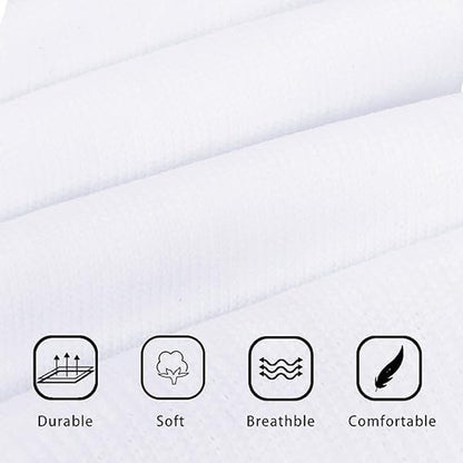 Socks - Sports Socks - Anti-Slip Thickened - Football Socks - Training Socks - Breathable and Sweat-Wicking Socks - White - Sizes 37-44 - Image 4