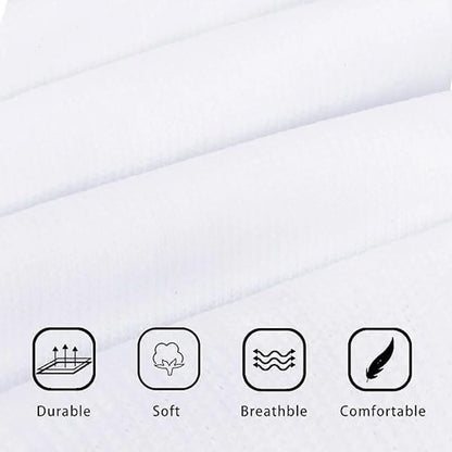 Socks - Sports Socks - Anti-Slip Thickened - Football Socks - Training Socks - Breathable and Sweat-Wicking Socks - White - Sizes 37-44 - Image 4