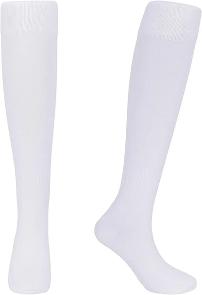 Socks - Sports Socks - Anti-Slip Thickened - Football Socks - Training Socks - Breathable and Sweat-Wicking Socks - White - Sizes 37-44 - Image 5