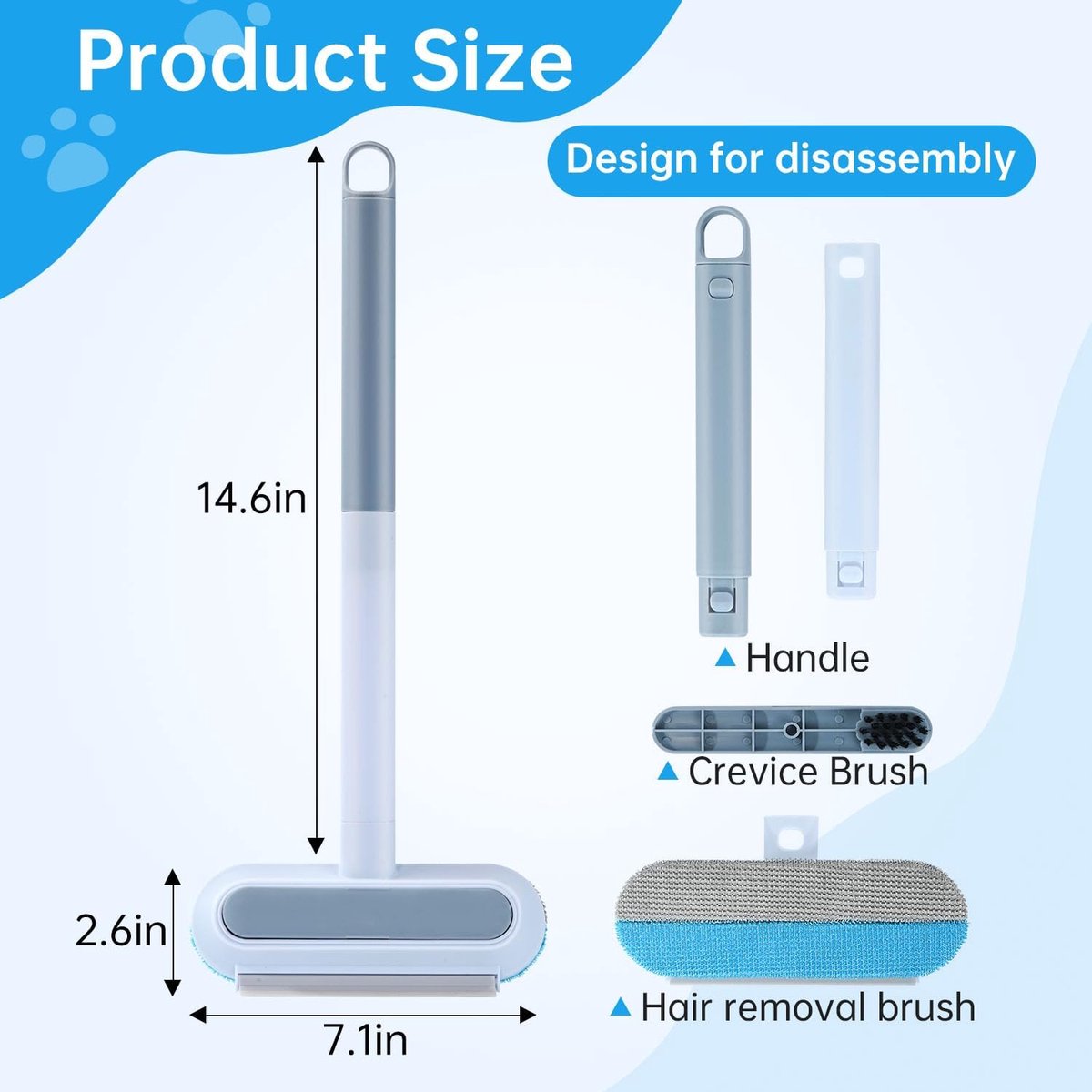 Pet Hair Remover – Manual Lint Brush – Suitable for sofas, cat beds and floors. - Image 6