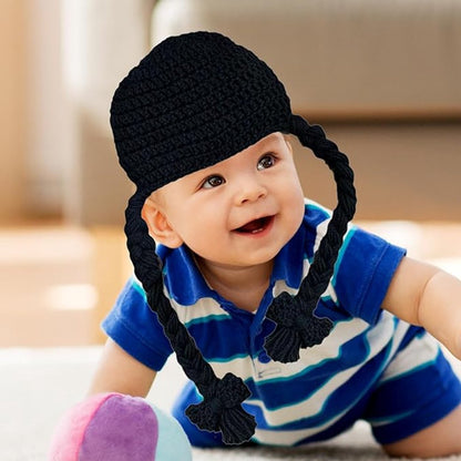 Knitted Hats - Knitted Baby Hats - Cute Long Knitted Hats - Cute Photo Accessories - Winter Baby Headbands - Cute Hats Suitable for Newborns and Babies from 0-6 Months - Image 4