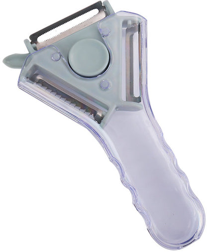 Peeler - 3-in-1 Peeler - Ergonomic - Can be used for peeling, grating and slicing - Blue