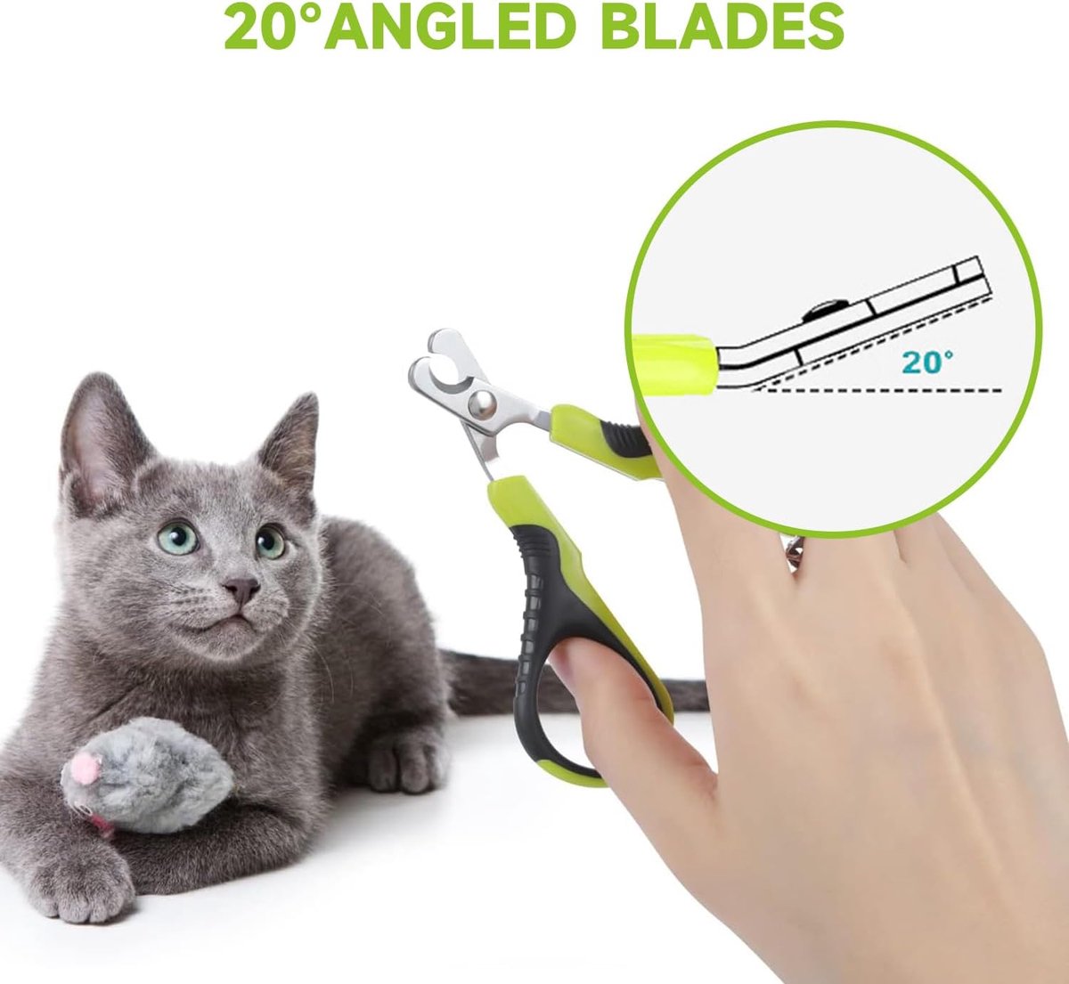 Pet Nail Clippers - Professional Pet Nail Clippers - Scissors - Stainless Steel - Cat Nail Clippers - Suitable for Small Dogs, Puppies, and Cats - Image 7
