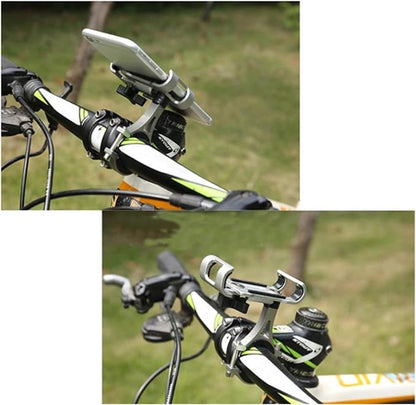 Phone holder for bicycle and motorcycle - Universal phone holder - 360° rotatable and tiltable - Bicycle accessories - Red - Image 5