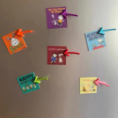 3D Arrow-Shaped Magnetic Notes - Fridge Magnets - 12-Piece Set for Whiteboard & Fridge - 2 Pieces in Each Color - Image 5
