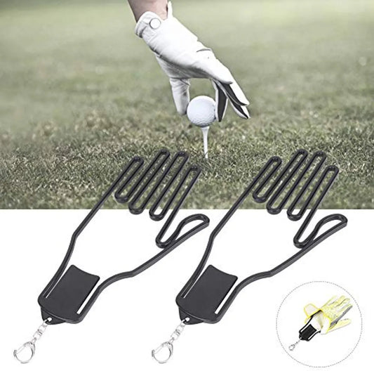 2-Pack Glove Supports - Black Plastic Frame to Prevent Deformation - For Golf & Outdoor Gloves - Image 3