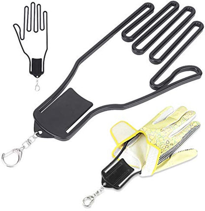 2-Pack Glove Supports - Black Plastic Frame to Prevent Deformation - For Golf & Outdoor Gloves - Image 6