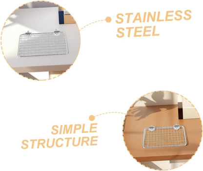 Bird Cage Accessories - Parrot Perch Made of Stainless Steel - Comfortable Resting Platform for Birds - Multifunctional Bird Cage Accessory - Modern Design - Suitable for Various Parrots, Provides Your Pet with a Comfortable Resting Place - Image 3