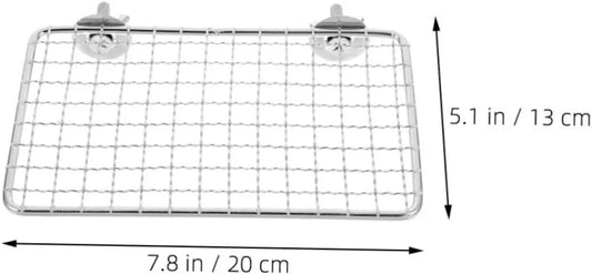 Bird Cage Accessories - Parrot Perch Made of Stainless Steel - Comfortable Resting Platform for Birds - Multifunctional Bird Cage Accessory - Modern Design - Suitable for Various Parrots, Provides Your Pet with a Comfortable Resting Place - Image 6
