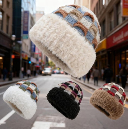 Winter Warm Knitted Hat - With Fleece Lining - Unisex - Suitable for Cold Weather（Black） - Image 4