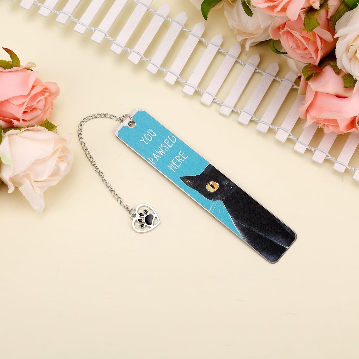 Bookmarks - Set of 2 - Cat Bookmarks - Gifts for Cat Lovers - Cute Bookmarks - Bookmark Gifts for Book Lovers - Reading Bookmarks - Gifts for Boys, Girls, Kids & Friends - Stainless Steel (Style A) - Image 2