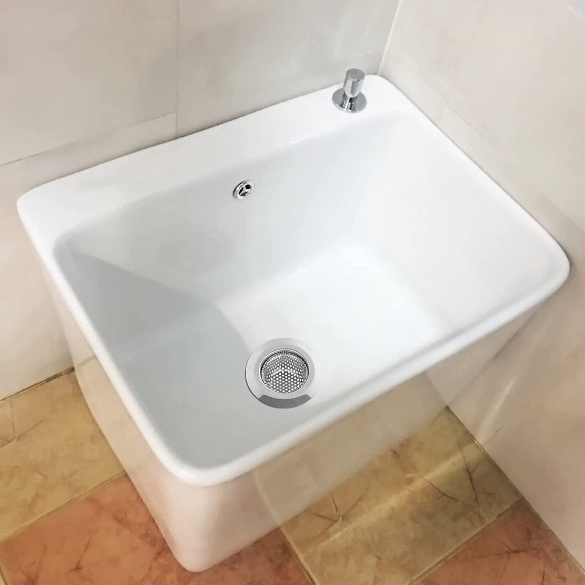 Drain Filter - 2-Piece - 2.79-Inch - Stainless Steel Shower/Bathtub Drain Cover - Bathtub Drain Filter, Suitable for Bathroom Vanities, Sinks, and Floor Drains - Image 4