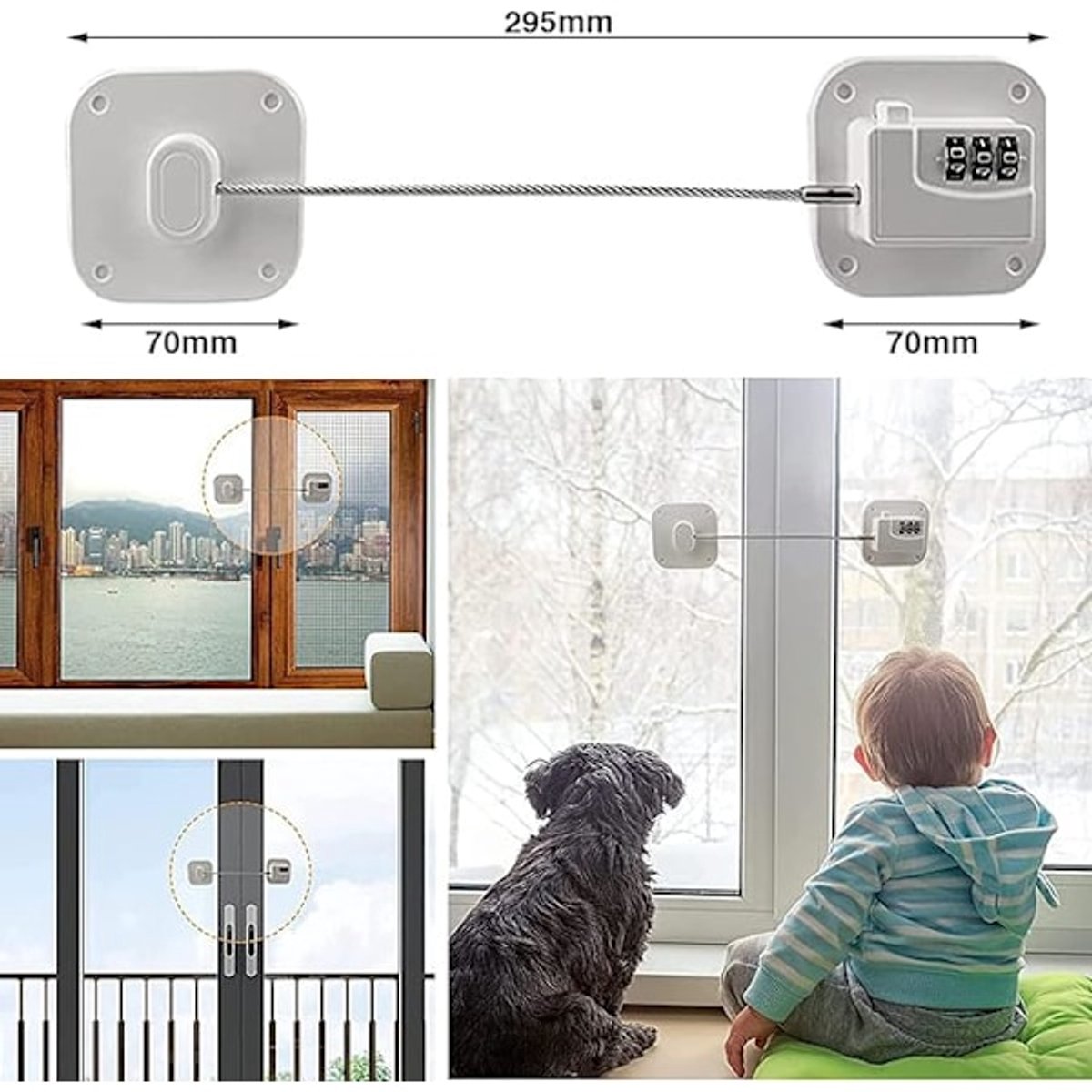 Child Locks - 2-pack refrigerator locks - drawer locks - Image 3