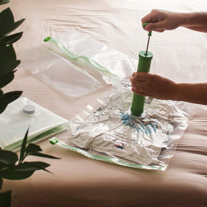 Vacuum Bags for Clothes - Set of 4 - with Manual Inflation Function - 120x100cm - Image 8