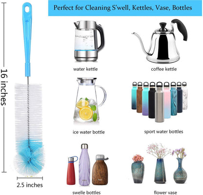Cup Cleaning Brushes - Pack of 8 - Scratch-resistant - For all cup surfaces - Baby bottle brush - Blue - Image 4