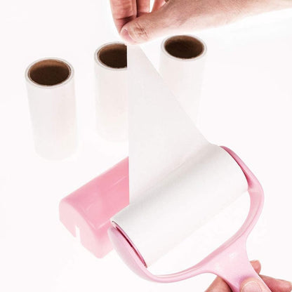 300 Sheet Lint Roller - Pet Hair Remover - Super Sticky Lint Remover Brush - Clothes Cleaner Roller - 1 Roller + 5 Refills - Image 4