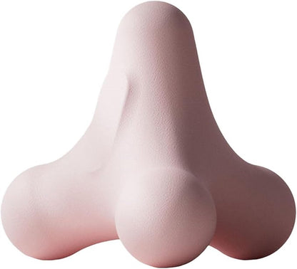 Massage Balls - 1 item - Shiatsu massage device - Massage balls with relief points - Trigger point exercise balls - Exercise ball - Massages shoulder, neck, waist and hand muscles (Pink)