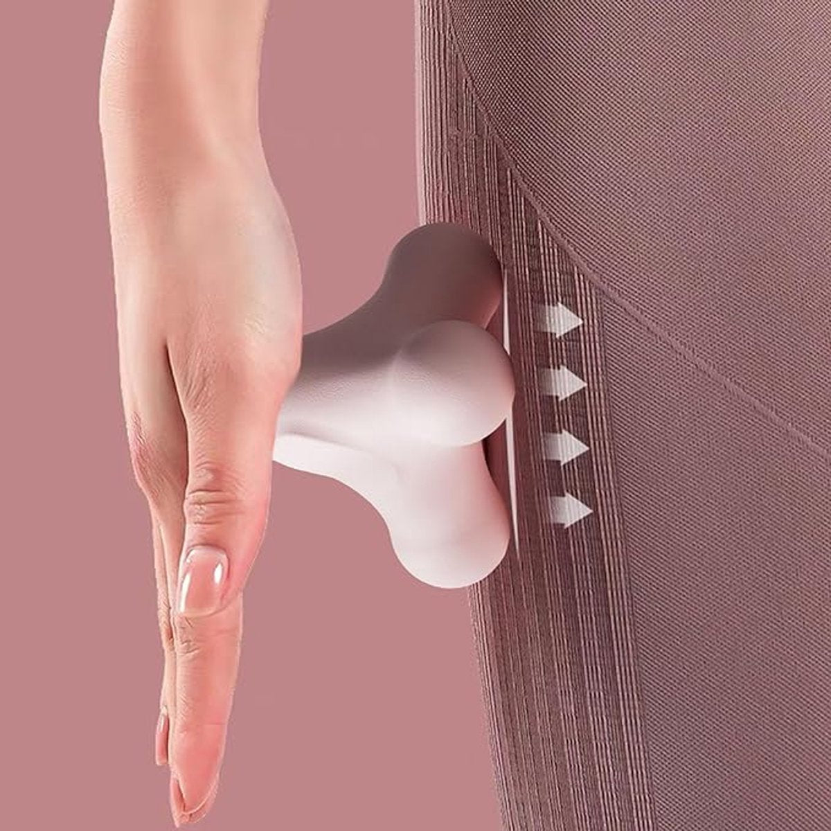 Massage Balls - 1 item - Shiatsu massage device - Massage balls with relief points - Trigger point exercise balls - Exercise ball - Massages shoulder, neck, waist and hand muscles (Pink) - Image 4
