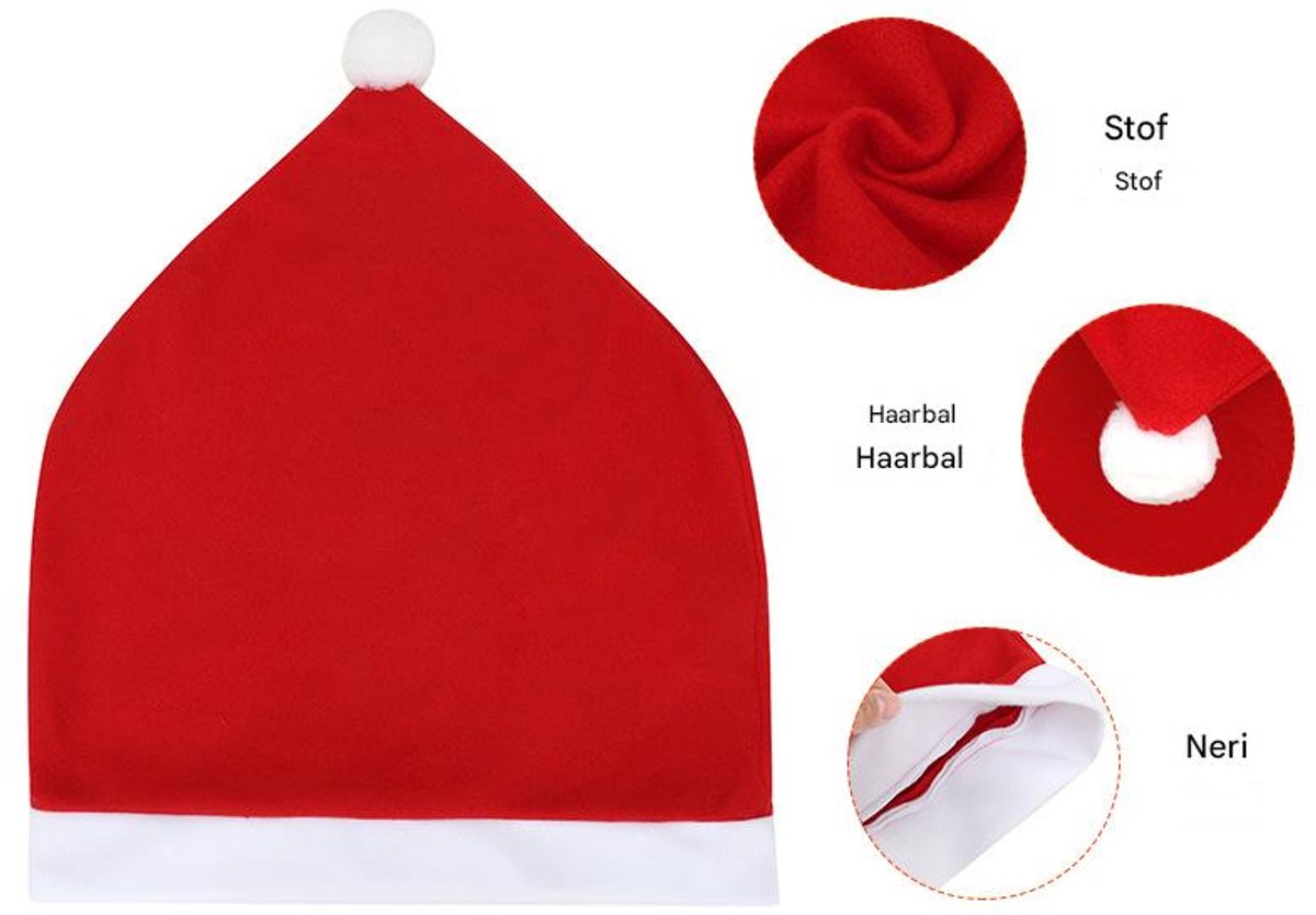 Chair Covers - Set of 5 - Christmas Chair Covers - Red Chair Covers - Christmas Chair Covers - Christmas Decorations - Image 2