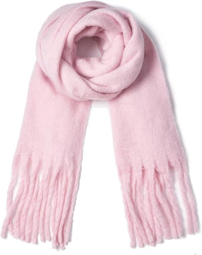 Warm Scarf - Colorful Winter Scarves for Women - Warm and Thick Knitted Scarves - Blanket Scarves - Stylish Christmas Gifts - Gifts for Her
