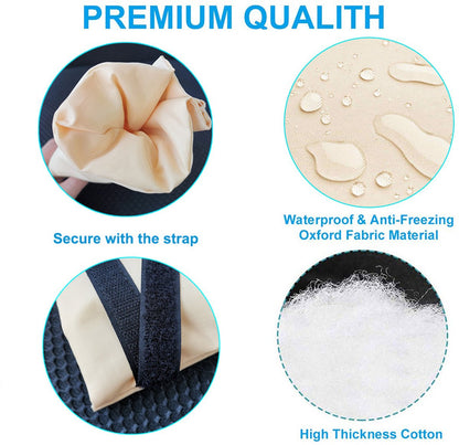 Protective covers for outdoor taps - 10-pack - Protective covers for taps - Oxford cloth - Winter outdoors - Waterproof and frost-resistant tap covers - Insulating covers for water pipes - Frost-resistant protective covers - Image 3