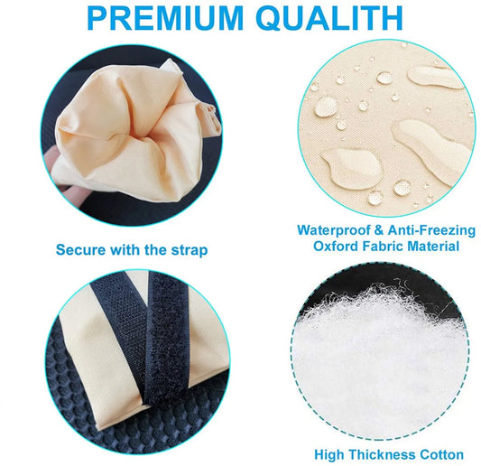 Protective covers for outdoor taps - 10-pack - Protective covers for taps - Oxford cloth - Winter outdoors - Waterproof and frost-resistant tap covers - Insulating covers for water pipes - Frost-resistant protective covers - Image 3