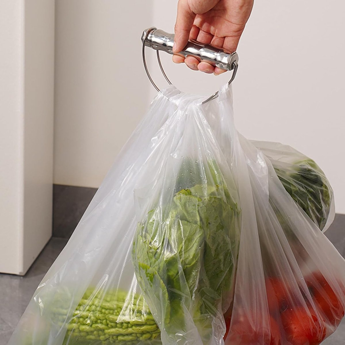 Shopping Bag Handles - Labor-Saving Tools - Supports up to 23kg - Made of Stainless Steel - Reusable - Suitable for supermarkets, home, travel, market, laundry and camping - Image 3