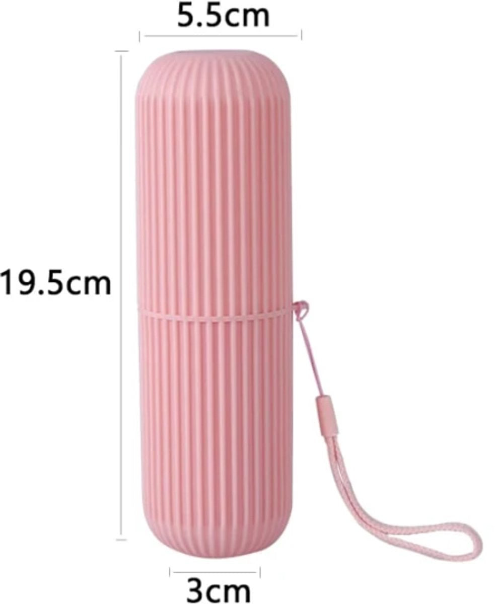 4-Piece Pack - Travel Toothbrush Holder - Portable - Travel Mouthwash Cup - Multifunctional Storage Box - Image 5