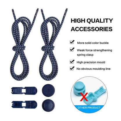 Sneaker Laces 120CM suitable for Sneakers - Elastic laces without a tie - Suitable for students and adults - With strong buckle and quick-release function (Fluorescent Yellow) - Image 3