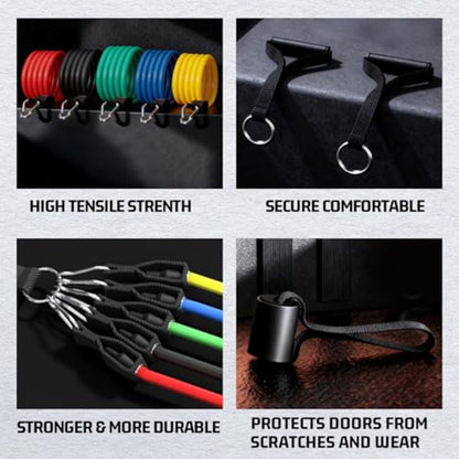 Resistance Bands - Exercise Bands - Training Bands - Resistance Bands with Handles for Men and Women - Exercise Bands for Fitness and Strength Training at Home - Image 6