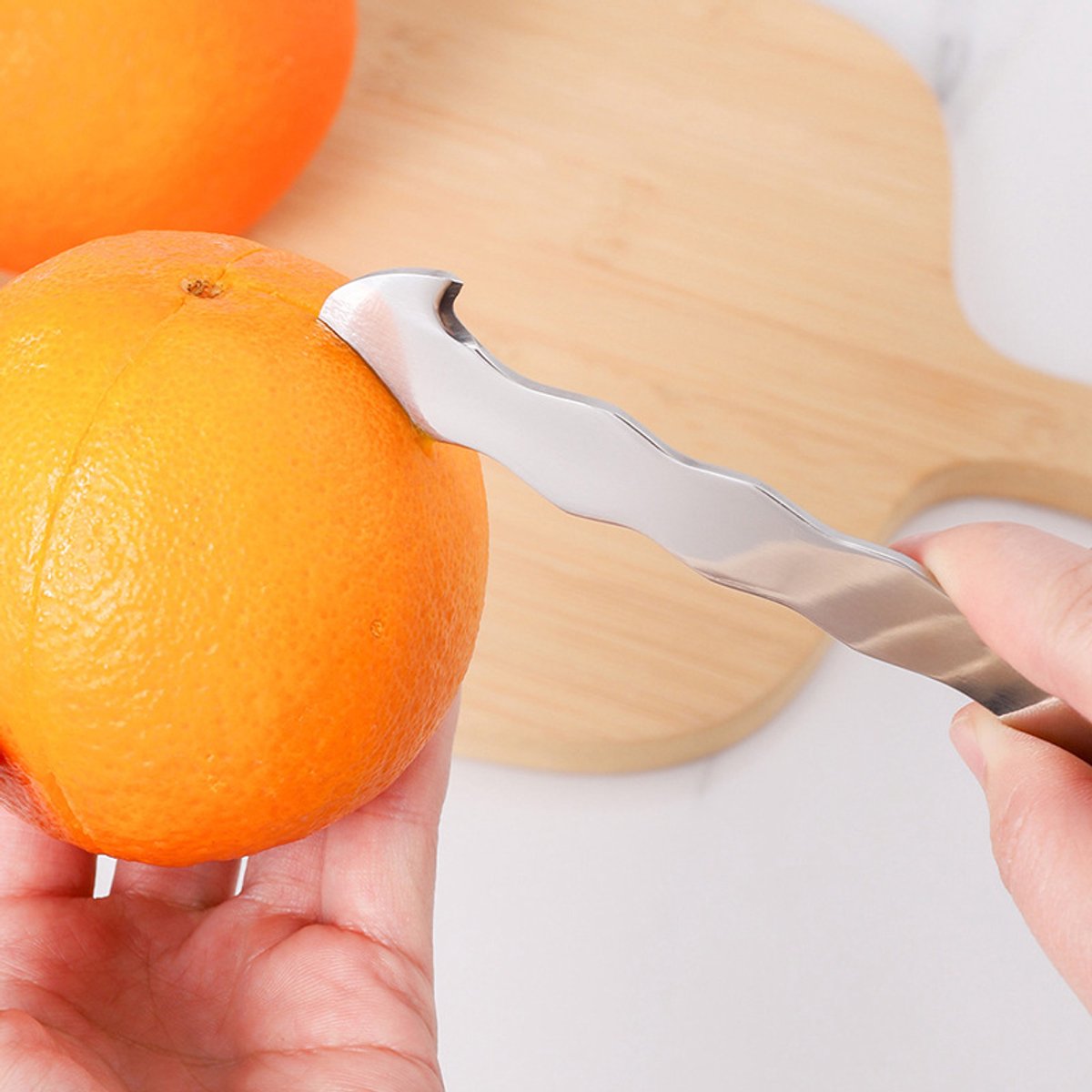 Peeler - Fruit Peeler - Stainless Steel Peeler - Manual Vegetable and Fruit Peeler - 13 cm - For Daily Use in the Kitchen - Image 3