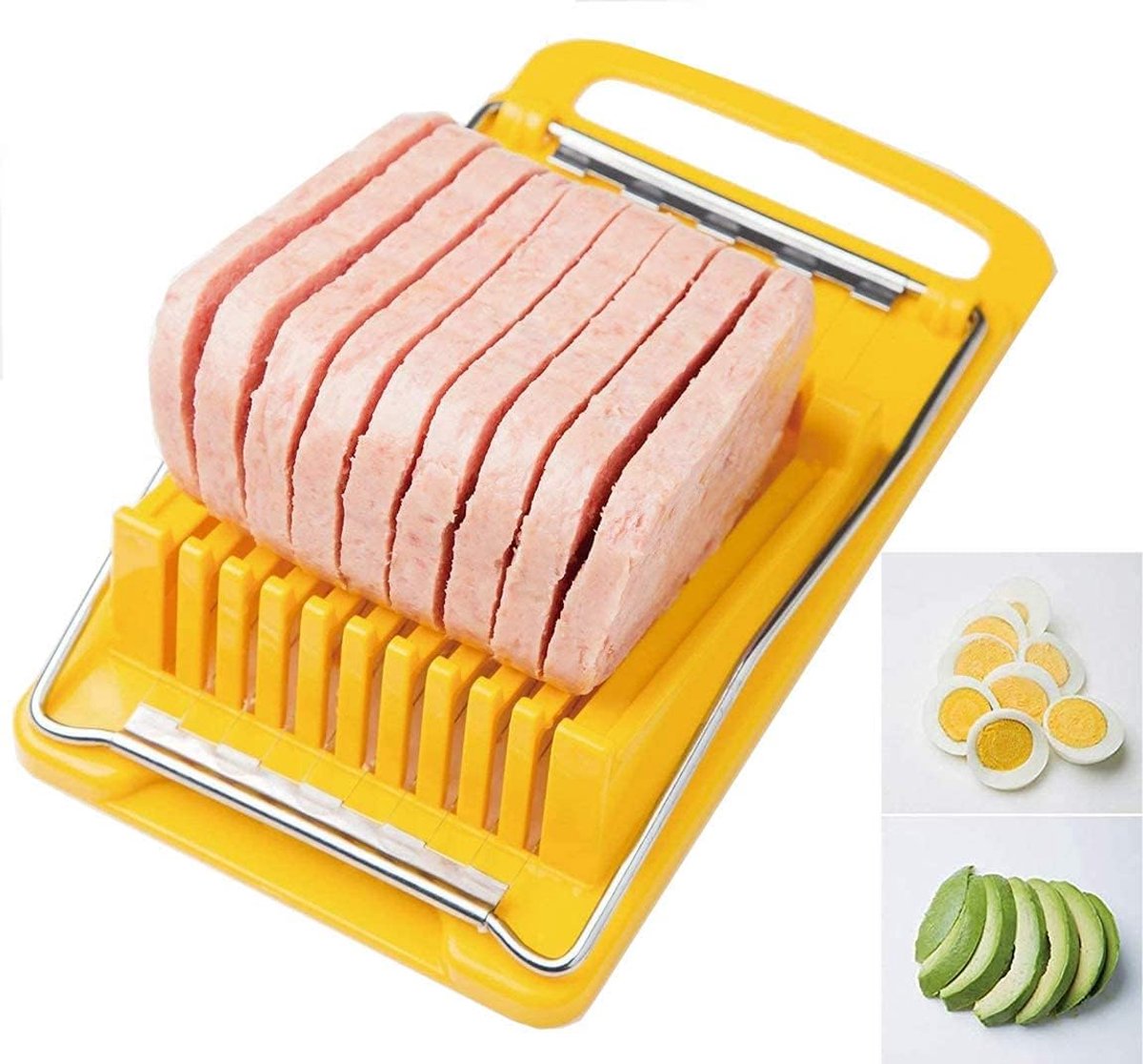 Meat Slicer - Luncheon Meat Slicer - Egg Slicer - Multifunctional Kitchen Aid - Suitable for bananas, avocados, and vegetables; dishwasher safe. - Image 2