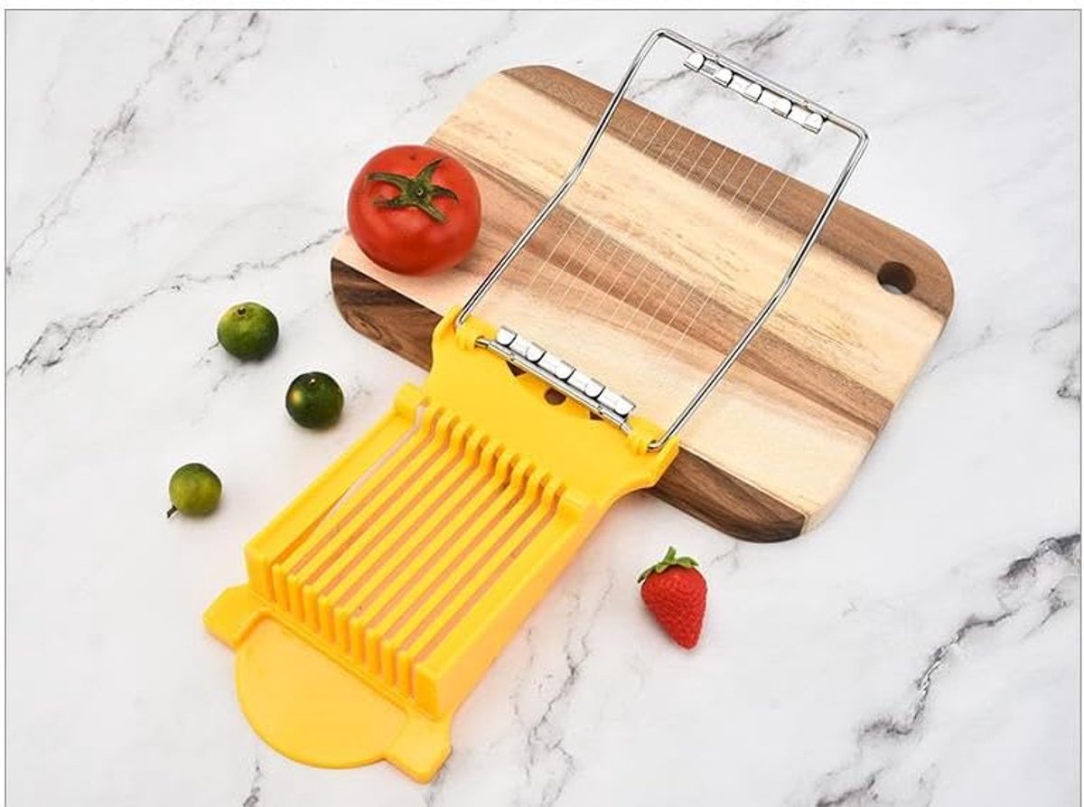 Meat Slicer - Luncheon Meat Slicer - Egg Slicer - Multifunctional Kitchen Aid - Suitable for bananas, avocados, and vegetables; dishwasher safe. - Image 3