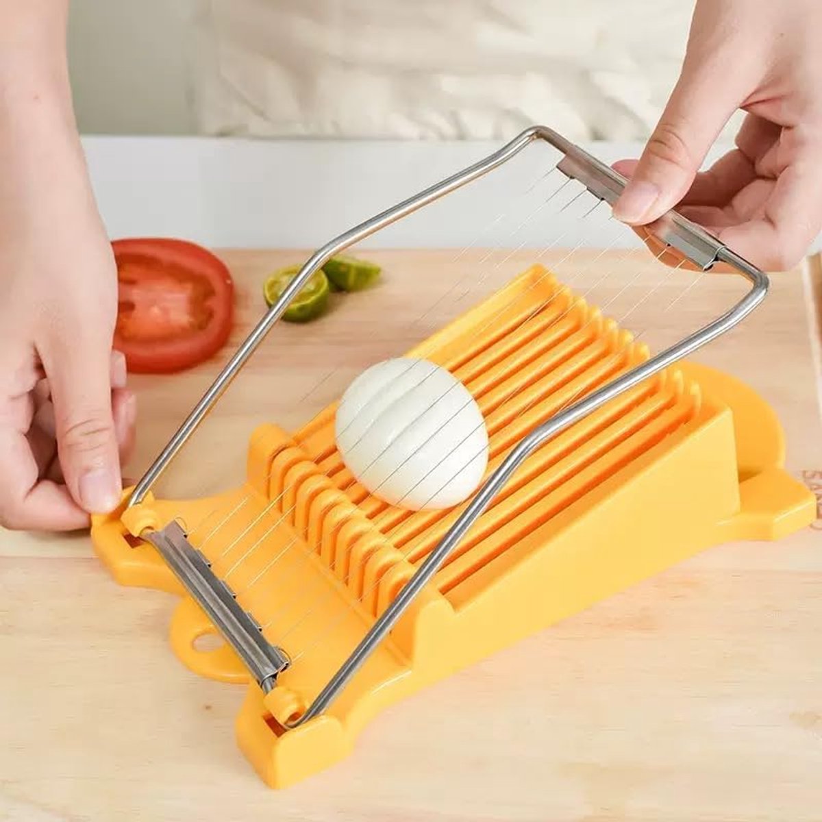 Meat Slicer - Luncheon Meat Slicer - Egg Slicer - Multifunctional Kitchen Aid - Suitable for bananas, avocados, and vegetables; dishwasher safe. - Image 4