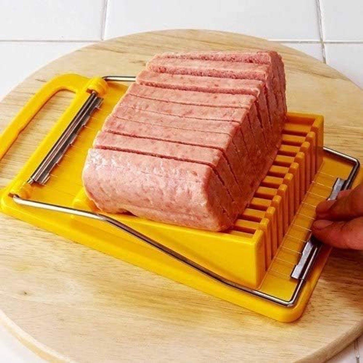 Meat Slicer - Luncheon Meat Slicer - Egg Slicer - Multifunctional Kitchen Aid - Suitable for bananas, avocados, and vegetables; dishwasher safe. - Image 5