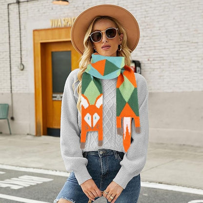 Scarves - Women's Winter Scarves - Warm Scarves - Cute Fox Scarves - 140cm - Stylish Gift - A Gift for Her (A) - Image 6