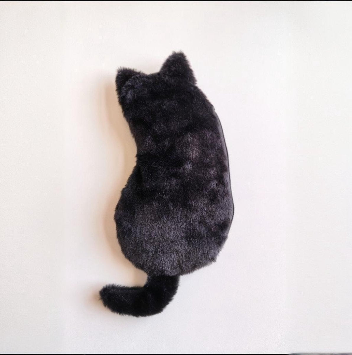 Student Storage Box - Pencil Case - Makeup Bag - Cute Cat-Shaped Storage Bag - Creative Cat-Shaped Storage Bag - Lightweight and Portable - Suitable for School, Office and Travel（Black） - Image 3