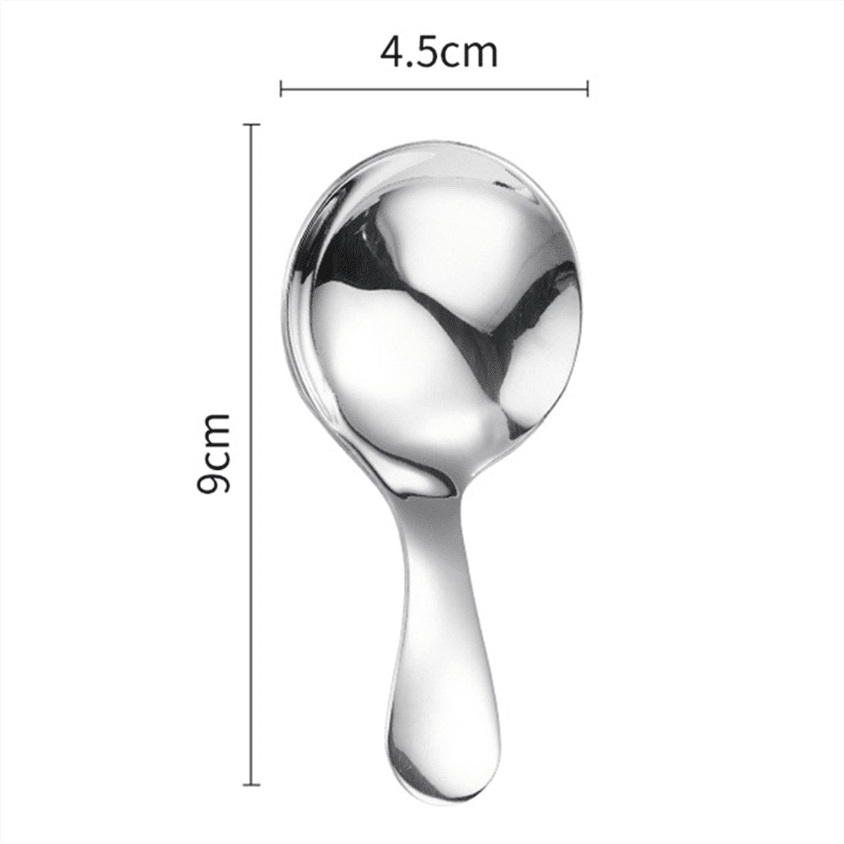 4-pack - small spoons - spoons with short handle - suitable for pots - for salt, sugar, spices, coffee, tea, desserts - Image 4