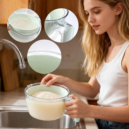 Kitchen Tools - Dishwashing Liquid - Fruit Washing Basin - Dish Drainer - Rotating Dish Drainer - Suitable for kitchen salads, mixing food, fruits, vegetables and other snacks. - Image 2