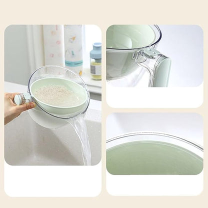 Kitchen Tools - Dishwashing Liquid - Fruit Washing Basin - Dish Drainer - Rotating Dish Drainer - Suitable for kitchen salads, mixing food, fruits, vegetables and other snacks. - Image 3