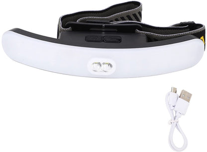 Headlamp LED Rechargeable - Headlight - COB Headlamp - 6 Light Modes - USB Rechargeable - Headlamp Flashlight - Suitable for Fishing and Running - Image 2