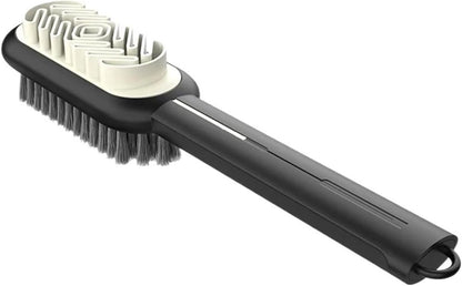 Shoe Brush - 2-in-1 Matte Shoe Brush - Soft Cleaning Brush - Silicone Brush - Provides optimal care for suede and leather shoes.
