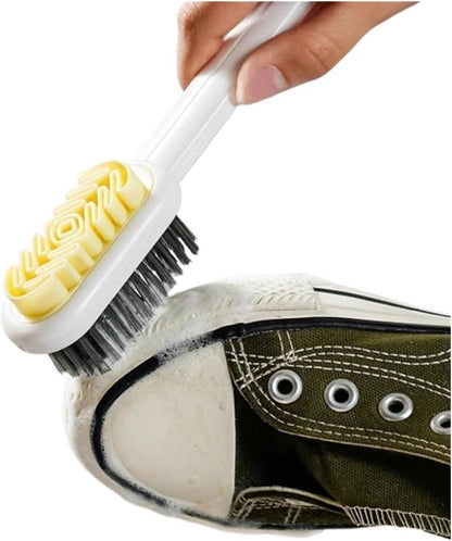 Shoe Brush - 2-in-1 Matte Shoe Brush - Soft Cleaning Brush - Silicone Brush - Provides optimal care for suede and leather shoes. - Image 3