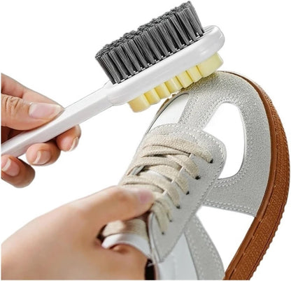 Shoe Brush - 2-in-1 Matte Shoe Brush - Soft Cleaning Brush - Silicone Brush - Provides optimal care for suede and leather shoes. - Image 4