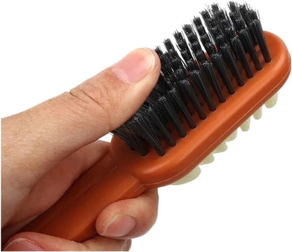 Shoe Brush - 2-in-1 Matte Shoe Brush - Soft Cleaning Brush - Silicone Brush - Provides optimal care for suede and leather shoes. - Image 5