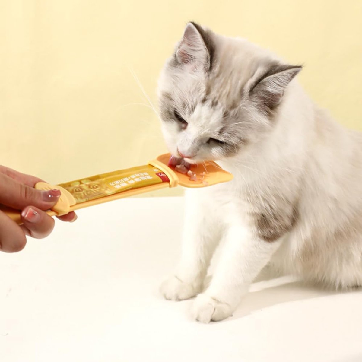 spoon for cats - Squeeze spoon for cat food - Feeding spoon for cat treats - Feeding spoon for wet food - Lick spoon for liquid cat food - Set of 3 - Image 7