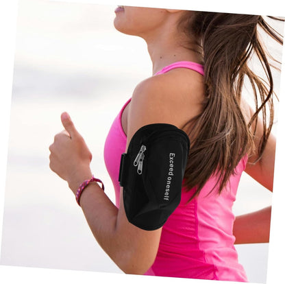 Sports Bag - Running Armband - Phone Holder for Running - Reflective Sports Accessories - With Adjustable Shoulder Strap - Suitable for Running, Camping and Hiking (Vegetable) - Image 6