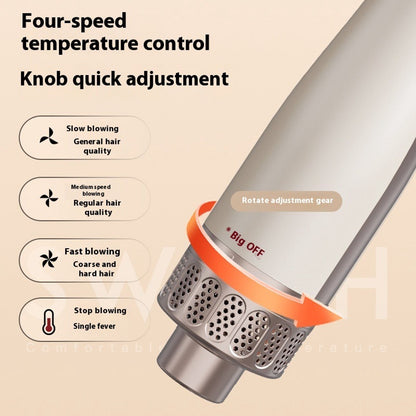 3-in-1 Multistyle Hair Dryer - Dryer, Styling Brush & Curling Iron - Hair Dryer Brush - Curling Brush - 650W, 4 Adjustable Settings - Image 4