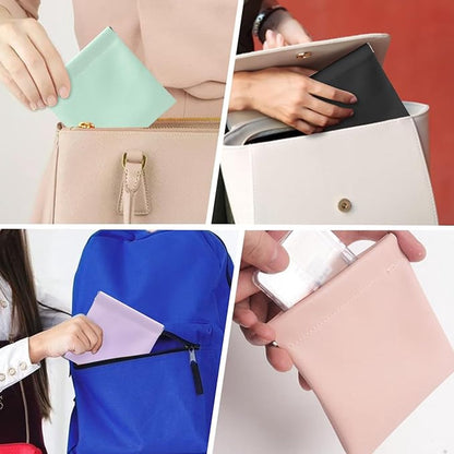 Wallet - Organizer - Women's Wallet - Gift - Gift for Women - Gift for Girlfriend - Gift for Mother - Set of 4 (Pink, Light Green, Light Purple, Black) - Image 3