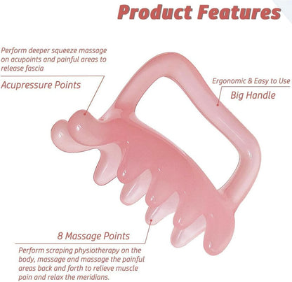 Massage Tool - Myofascial Release - Relieves Tension - Pink - Image 2